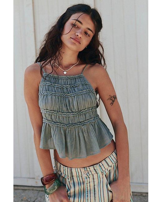 free-est Blue Angelina Short Set By