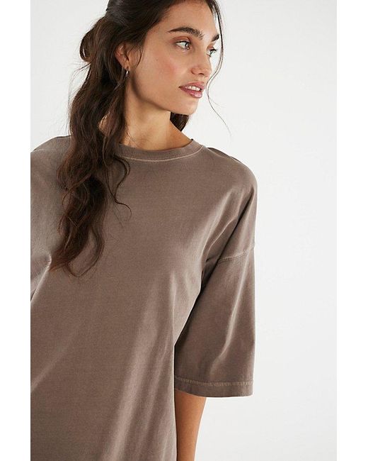 Free People Multicolor Perfect Oversized Tee