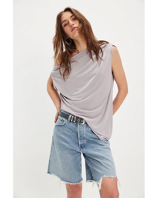 Free People Blue Cascadia Tunic