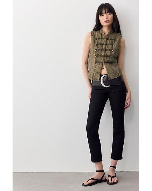 Free People Multicolor Paloma Low-Rise Cigarette Jeans