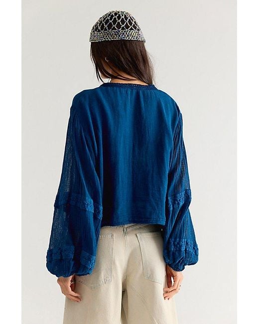 Jen's Pirate Booty Blue Acinda Top