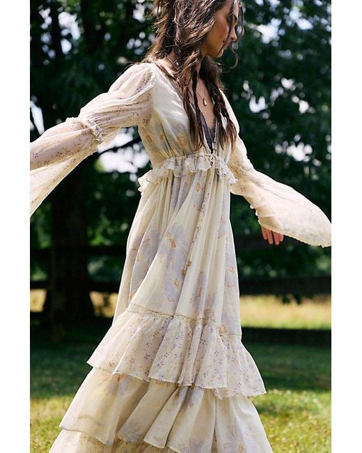 Free People Natural Calypso Maxi Dress