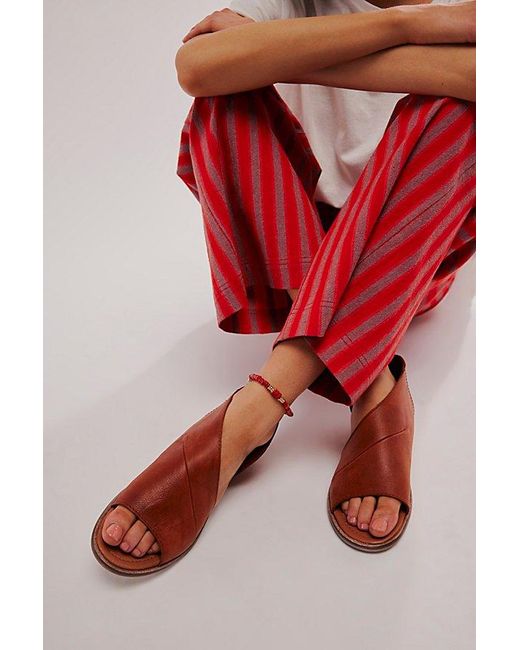 Free People Red Mont Blanc Sandals