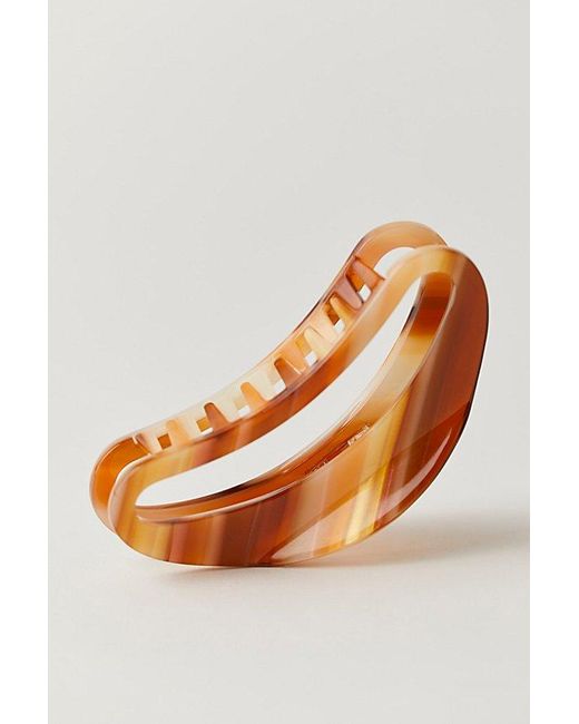 Free People Orange Simply Living Claw Clip