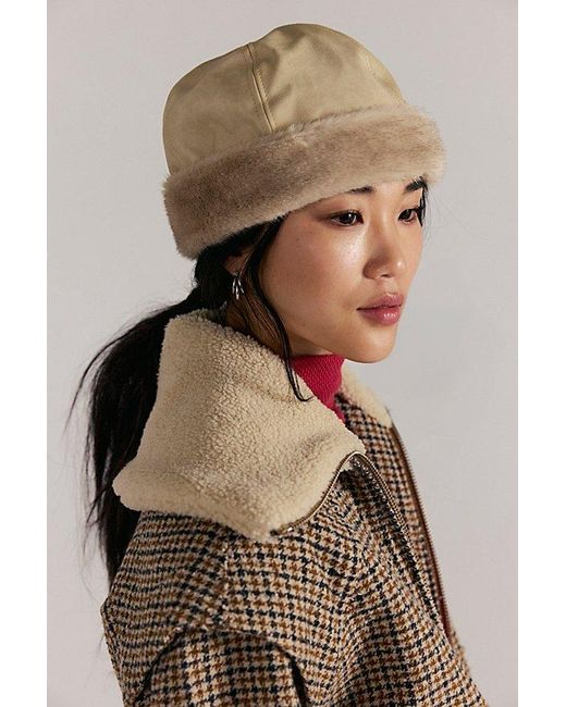 Free People Natural Vegan Cozy Fisherman Hat