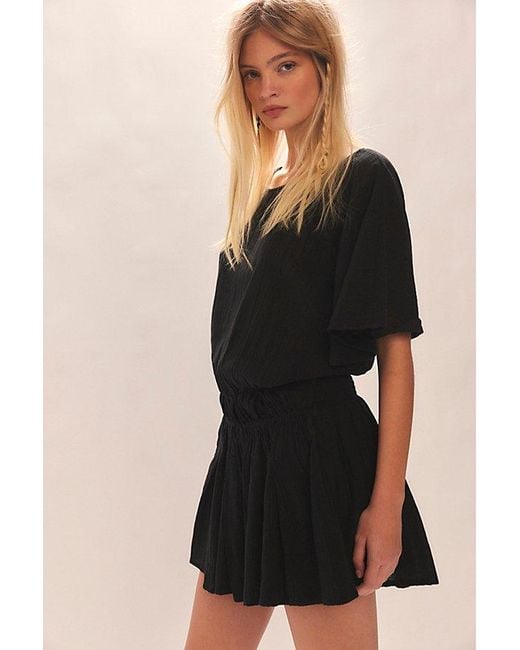 free-est Blue Sutton Mini Dress By