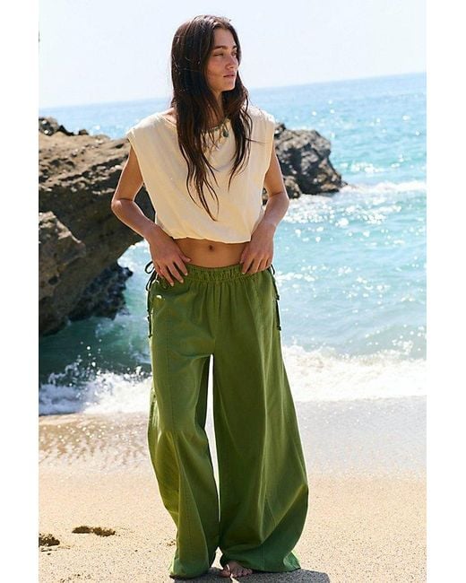 free-est Green Sun Dazed Pants By