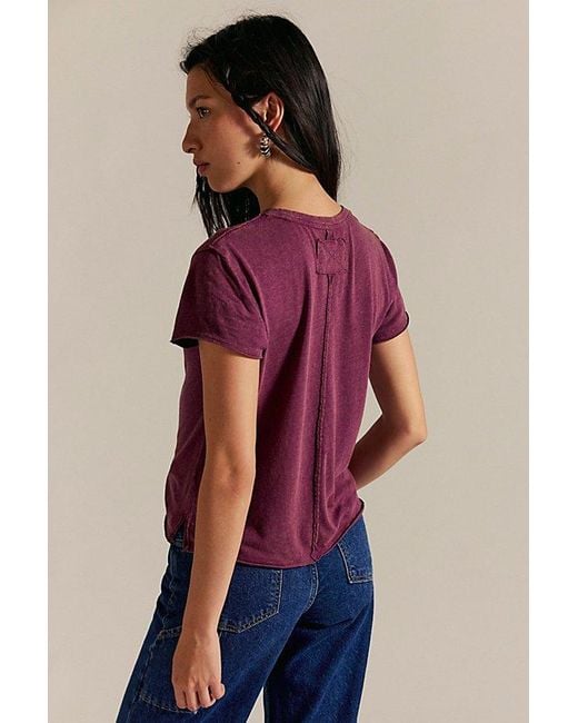 Free People Red Nova Tee