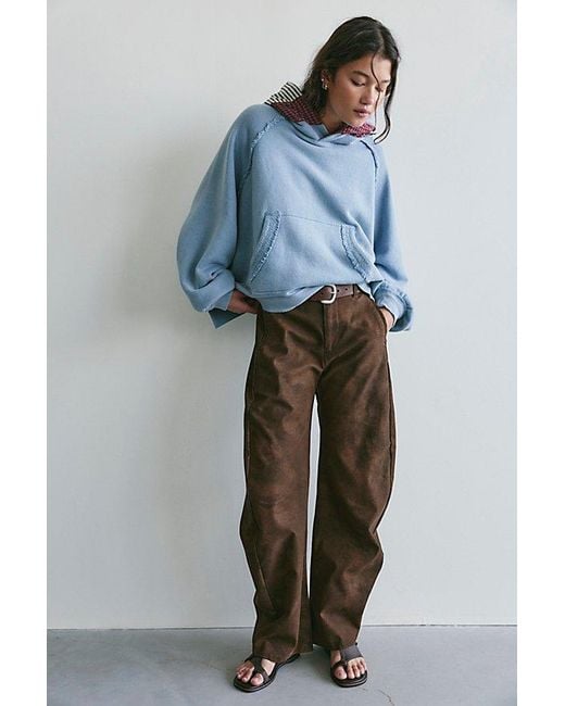 Free People Blue Countryside Hoodie