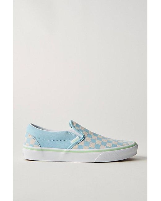 Vans Blue Classic Checkered Slip-On