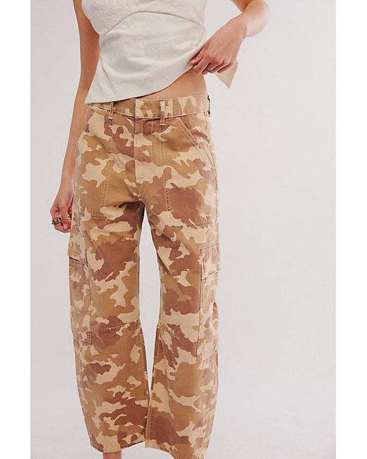 Citizens of Humanity Natural Marcelle Low-Slung Cargo Pants