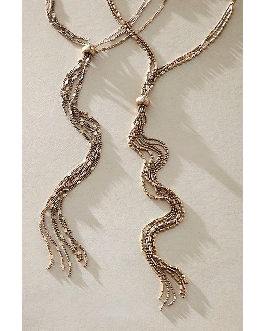 Free People Natural Feeling Again Lariat Necklace