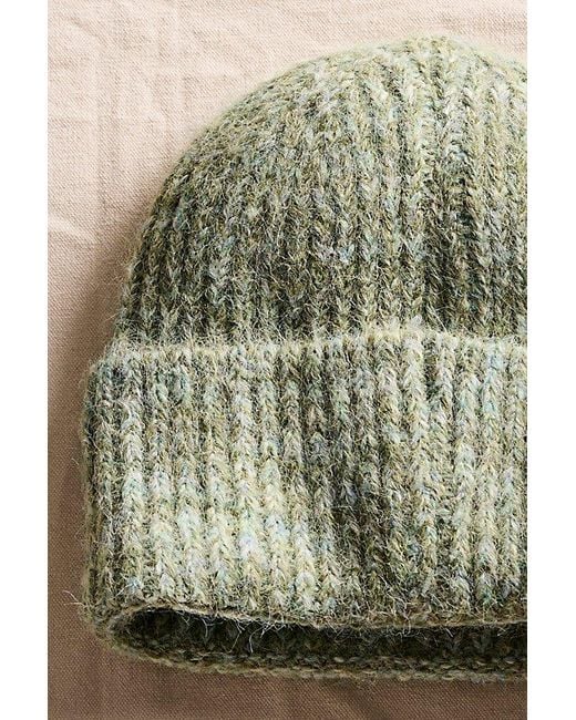 Free People Green Frostline Beanie
