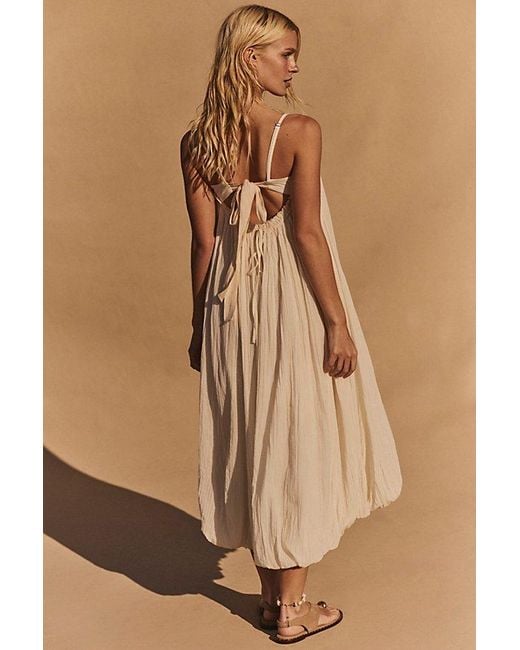 free-est Natural Genevieve Midi Dress By