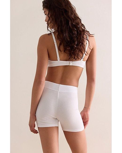 Nudea White The Organic Cotton Boyfriend Boxers