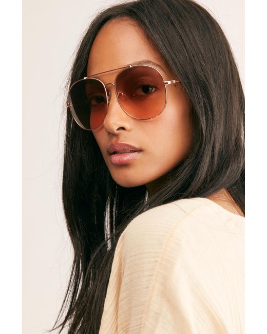 oversized aviator sunglasses