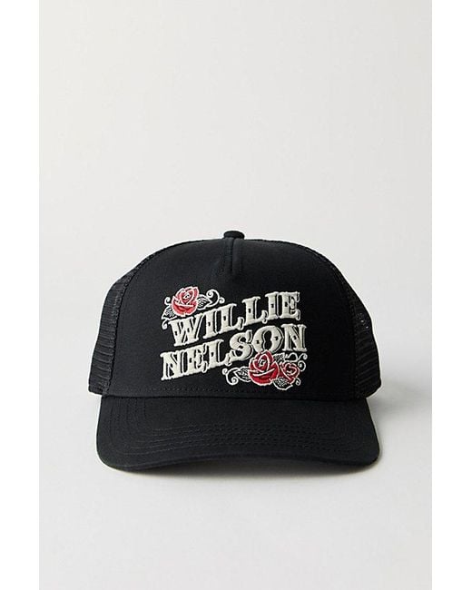 American Needle Black Willie Nelson Valin Hat