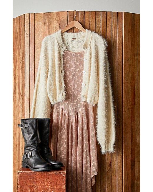 Free People Natural Willow Cardi At In Tofu Combo, Size: Xs
