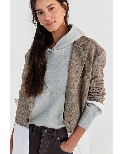Free People Gray With Everything Sweatshirt