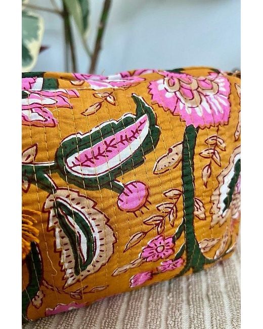 Be Deva Gray Kela Cosmetic Bag