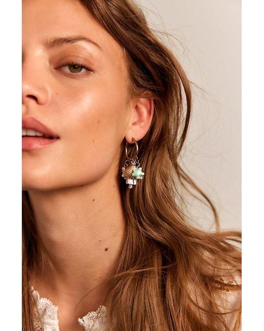 Free People Brown Sonny Hoops