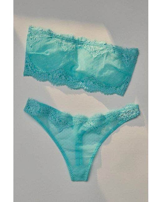 Free People Brown Fiona Mesh Bandeau By
