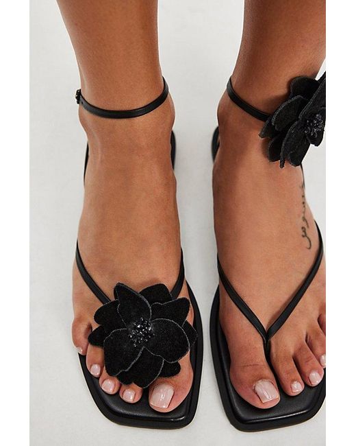 Free People Black Mismatch Magnolia Sandals