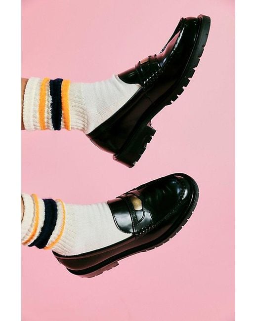 Free People Black Liv Loafers