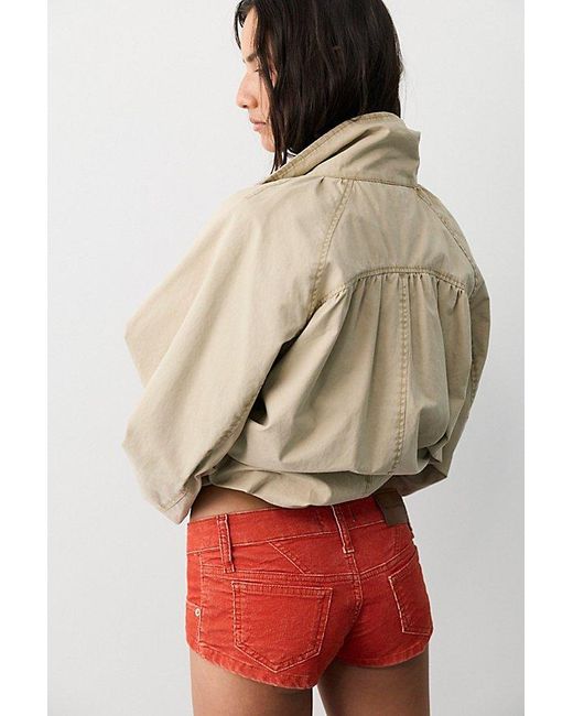 Free People Multicolor Midas Cord Micro Shorts