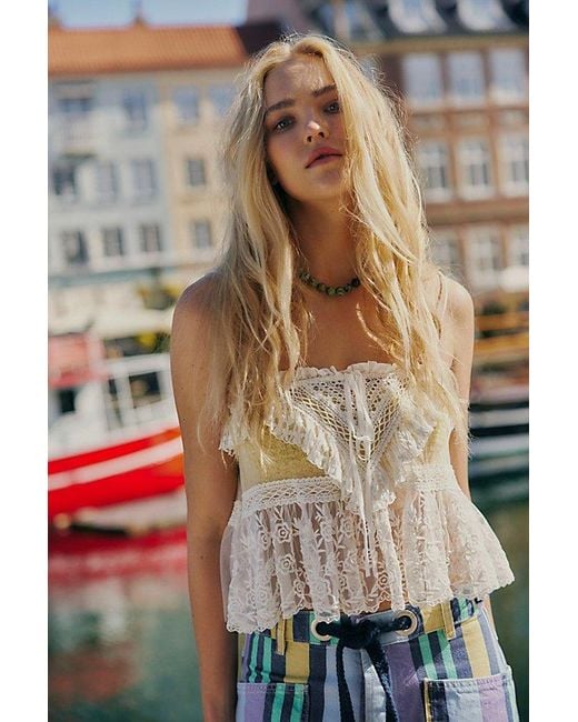 (取寄) フリーピープル レディース ソフィア エンブロイダー タンク Free People women Sofia Embroidered Tank Ivory Free People Women's Sofia Embroidered Tank, Ivory at Amazon