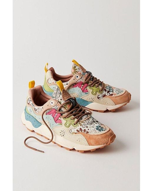 Flower Mountain Pink Yamano 3 Sneakers