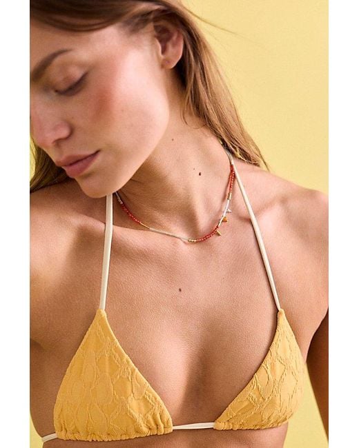 Free People Natural Muse Semi-Precious Short Beaded Layering Necklace