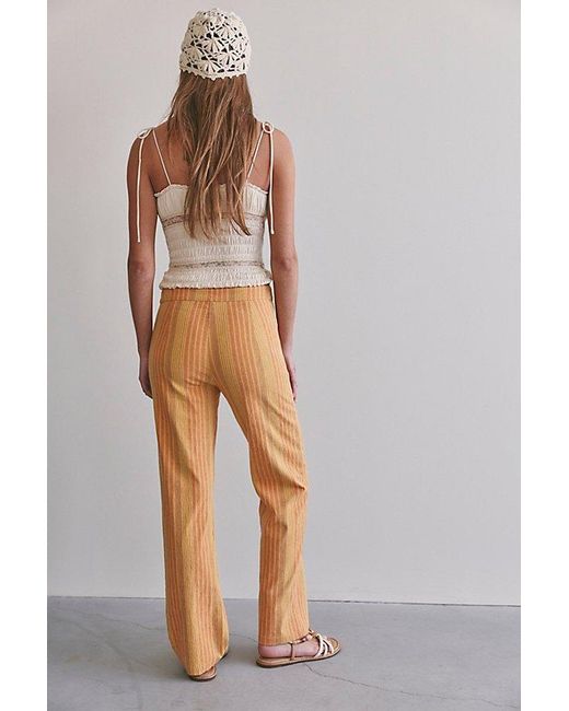 Free People Multicolor Penelope Striped Pant