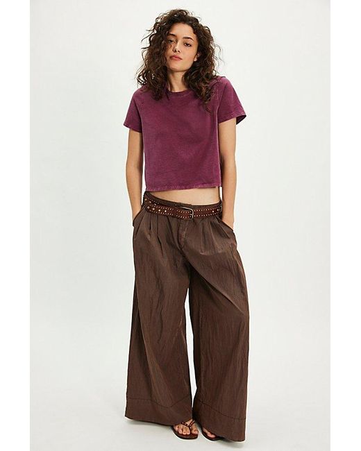 Free People Red Everyday Tee