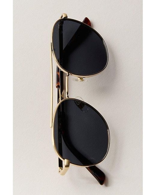 Free People Black Easton Polarized Sunglasses