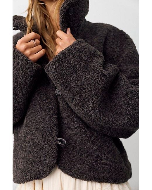 Free People Gray Softest Touch Jacket