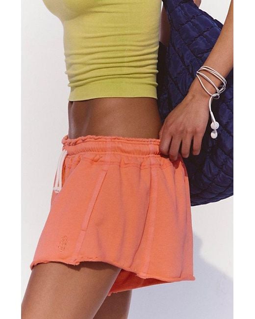 Fp Movement Red Flutter Shorts