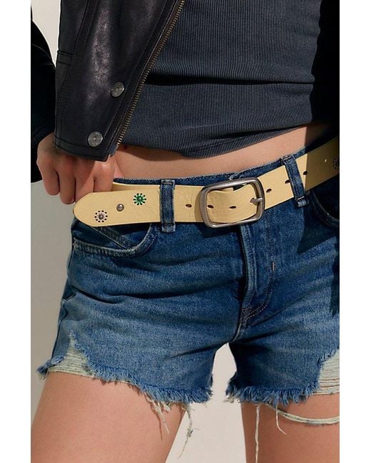 Free People Natural Rose Bud Stud Belt