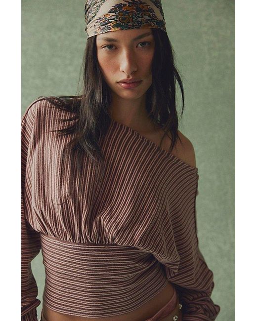 Free People Brown My Time Long Sleeve