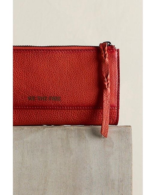 Free People Red Emerson Wallet