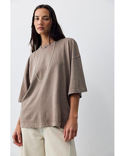 Free People Multicolor Perfect Oversized Tee