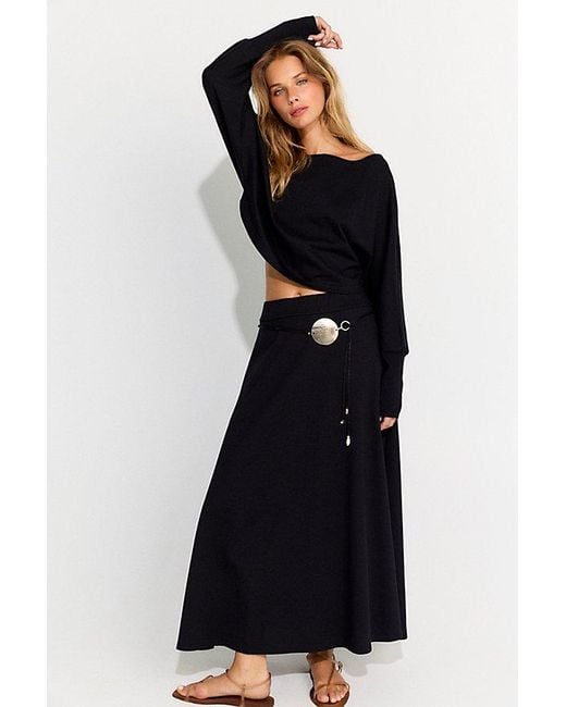 free-est Black Cilla Skirt Set By