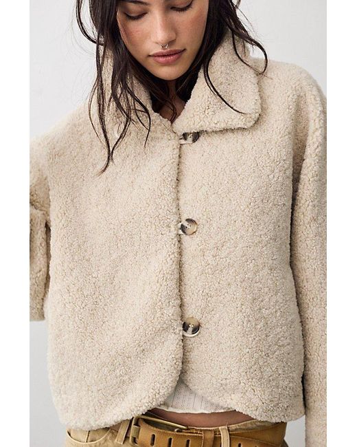 Free People Brown Softest Touch Jacket