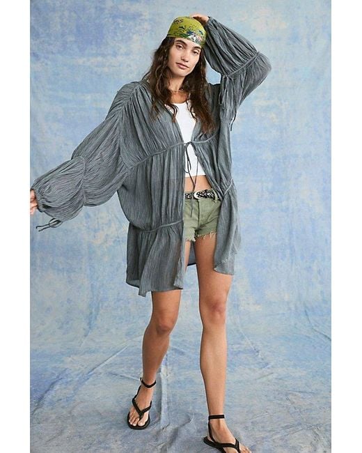 Free People Black Juliet Kimono