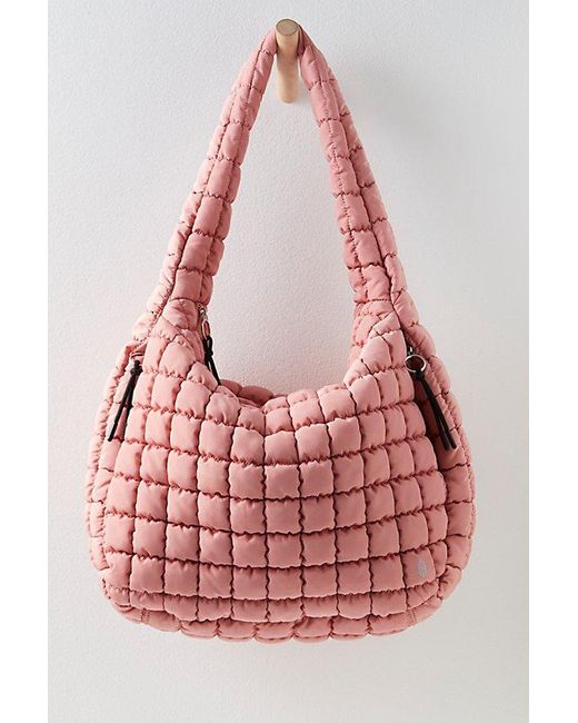 Fp Movement Pink Quilted Carryall