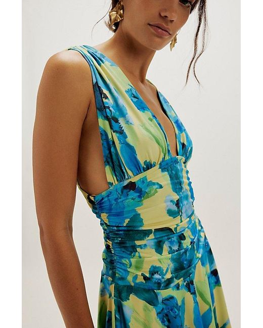 Free People Blue Annabelle Mini Dress