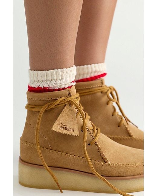 Clarks Brown Weaver Craft Boots