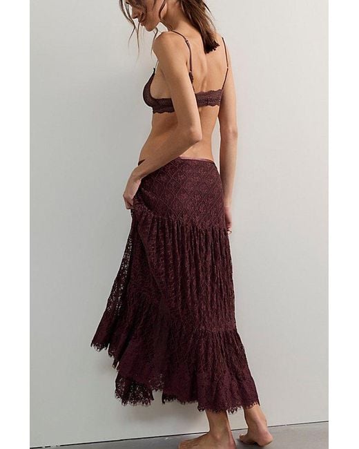 Intimately By Free People Multicolor That's A Wrap Maxi Slip Skirt By