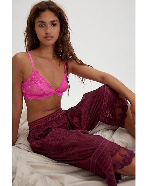 Free People Red Endless Afternoon Bloomers