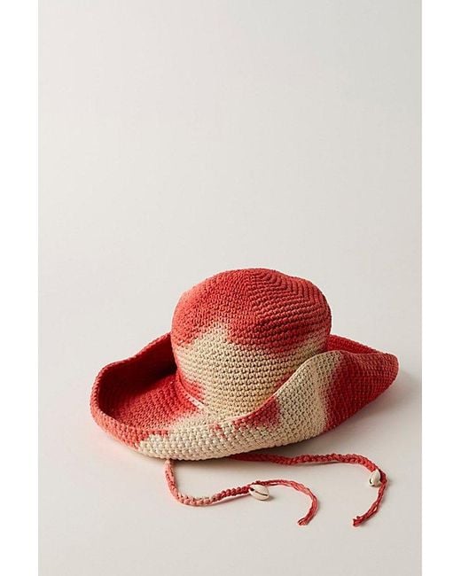 Beta Astral Red Beta Al Wika Tie Dye Hat By